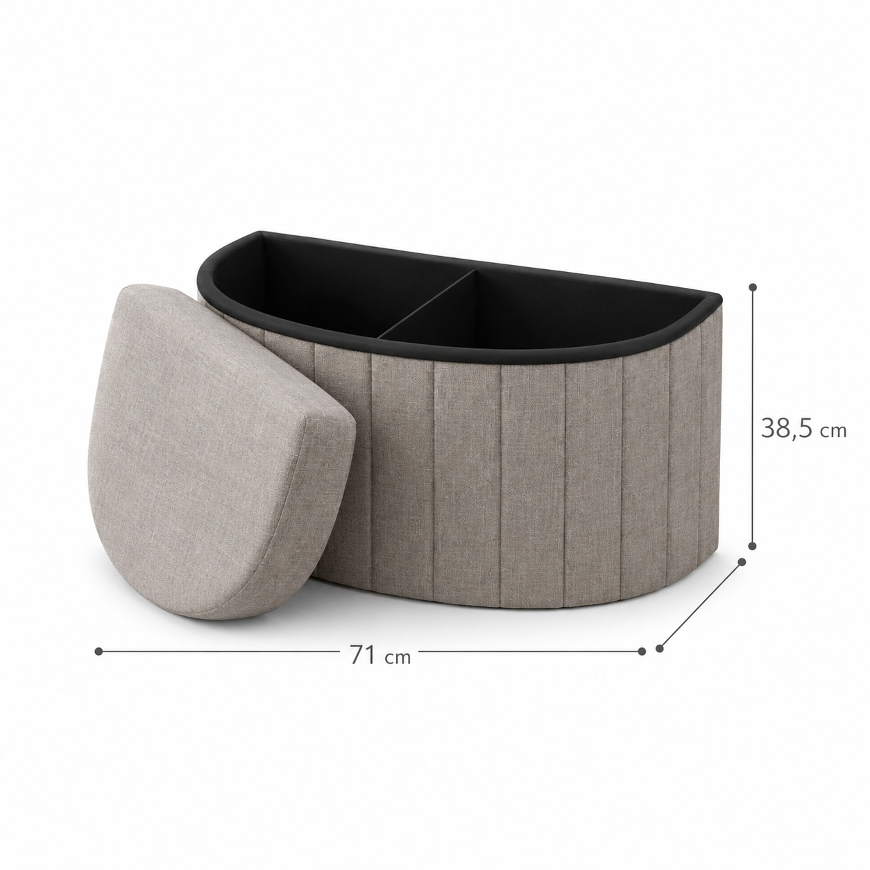 Pouf avec coffre