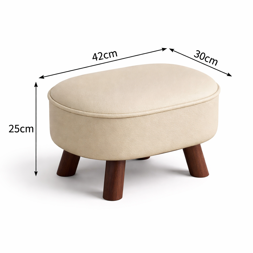 Pouf salon repose-pied