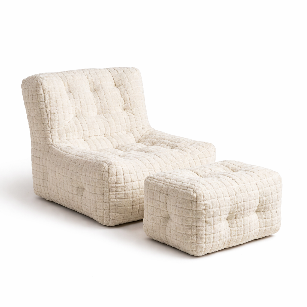 Fauteuil pouf lecture