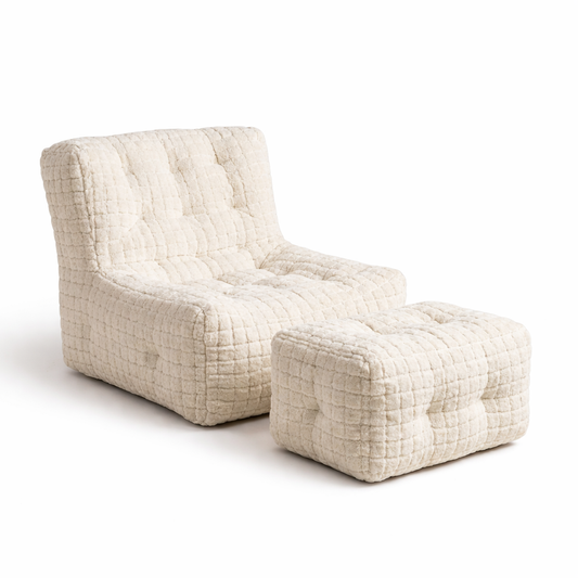 Fauteuil pouf lecture