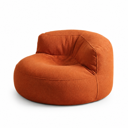 Fauteuil pouf tissu