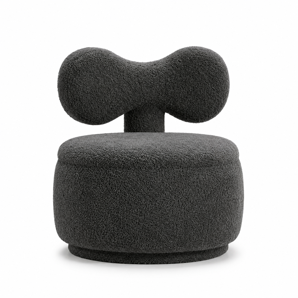 Pouf rangement bouclette