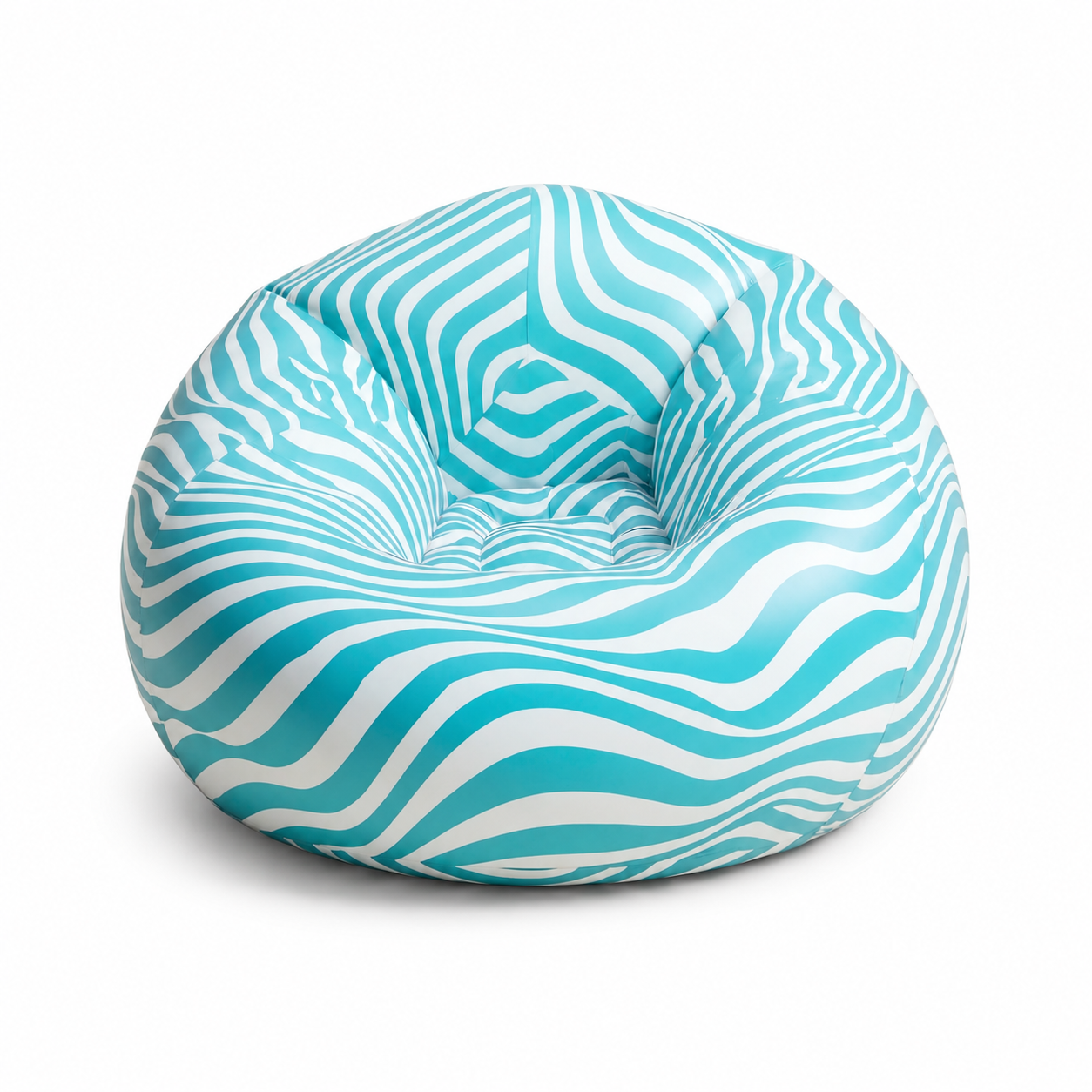 Pouf de jardin gonflable