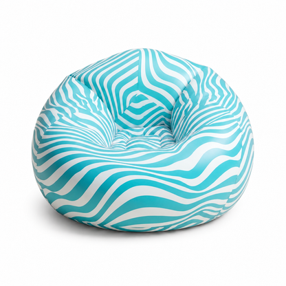 Pouf de jardin gonflable
