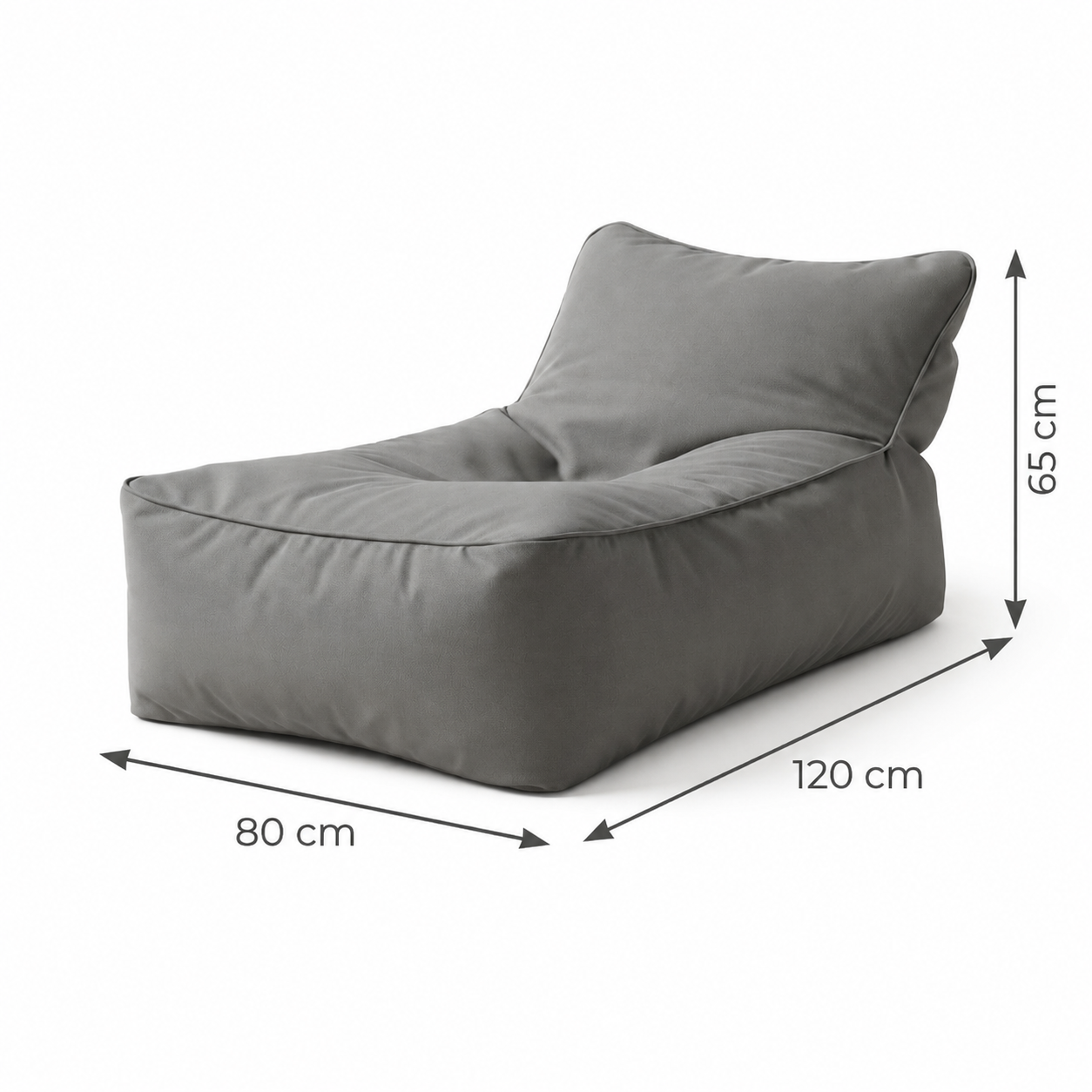 Fauteuil pouf de jardin