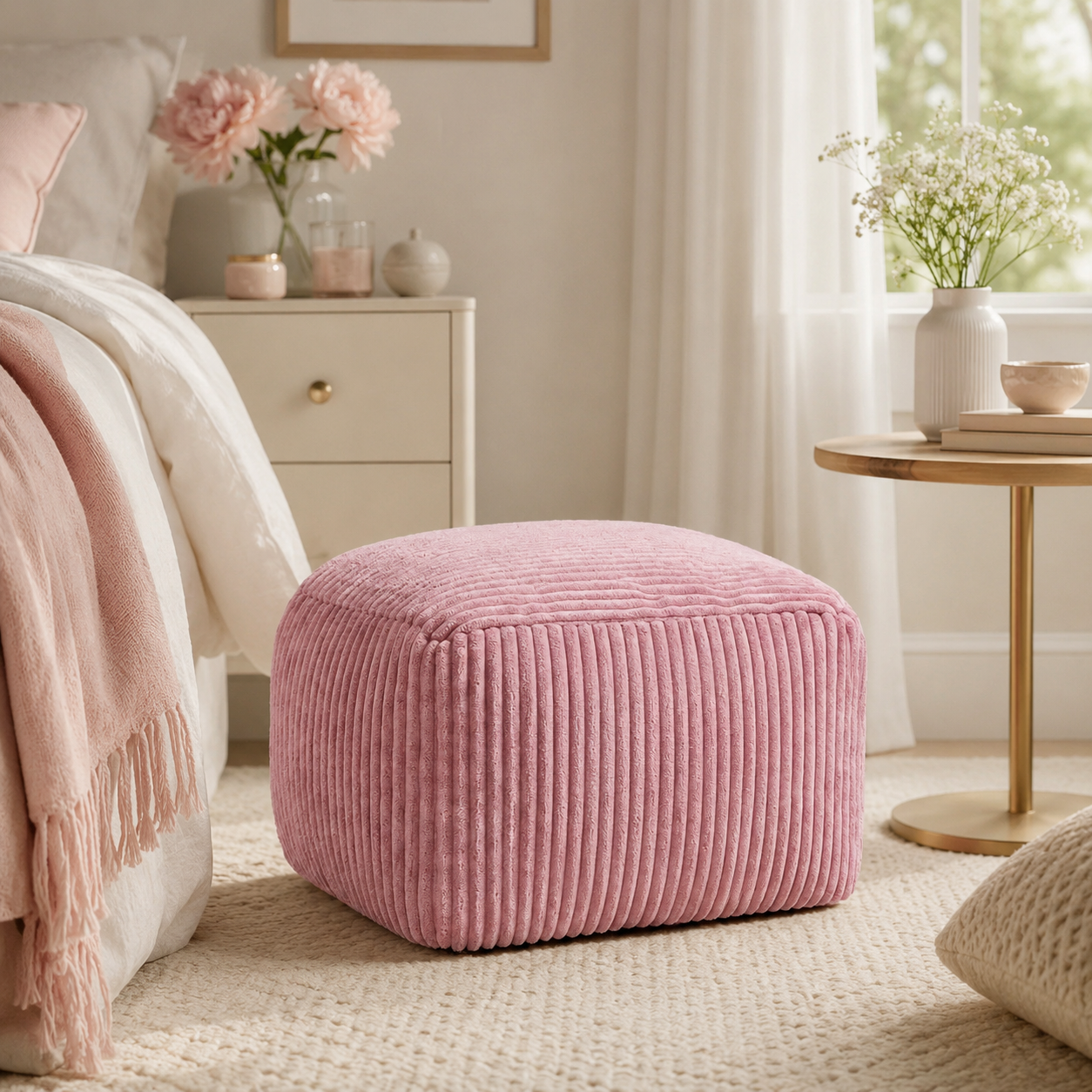Pouf repose-pied