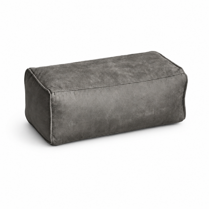 Pouf repose-pied simili cuir