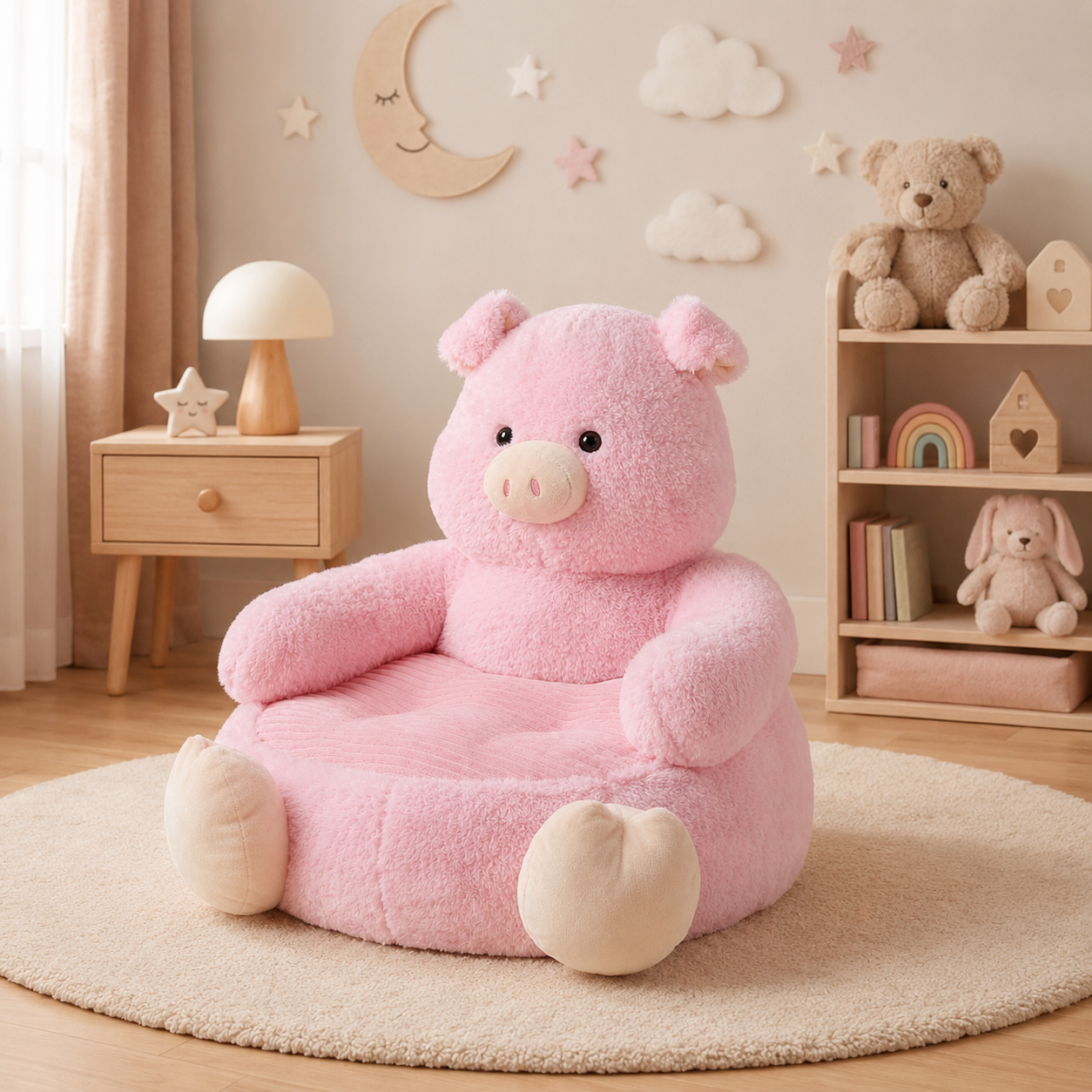 Pouf coin lecture enfant