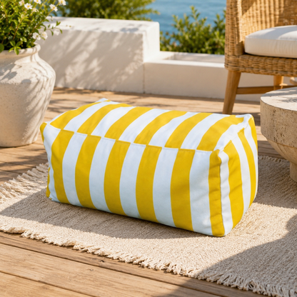 Repose-pied pouf extérieur imperméable