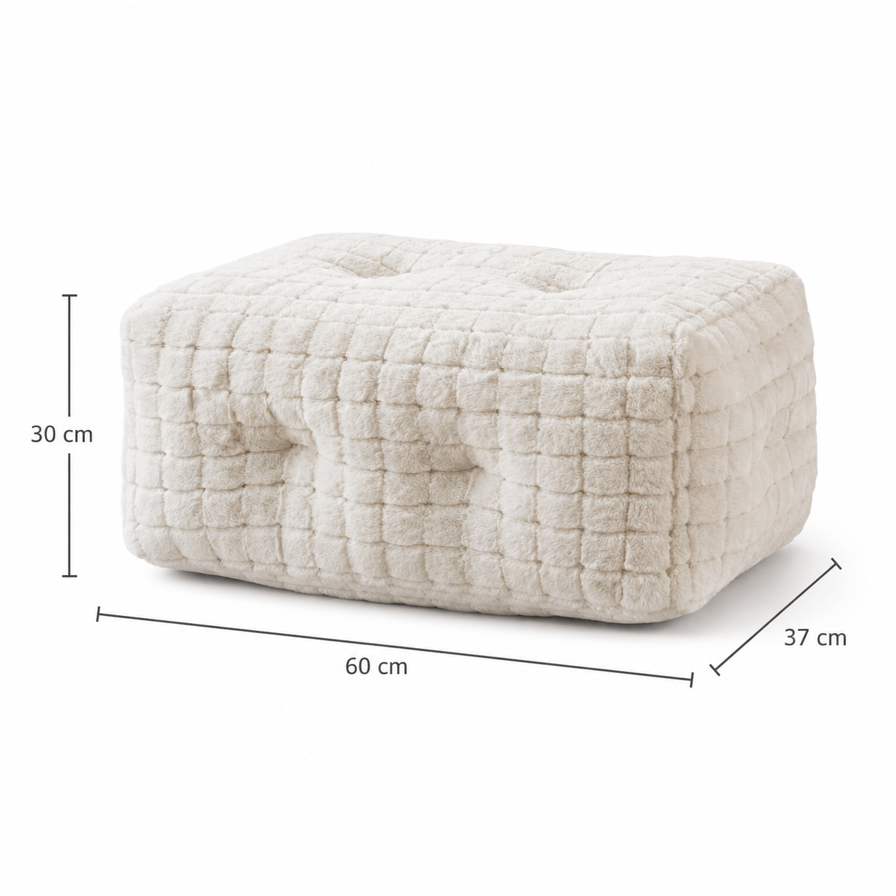Pouf repose-pied doux