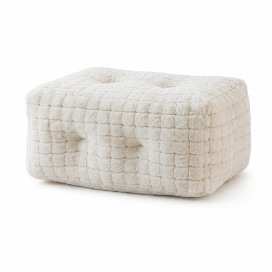 Pouf repose-pied doux