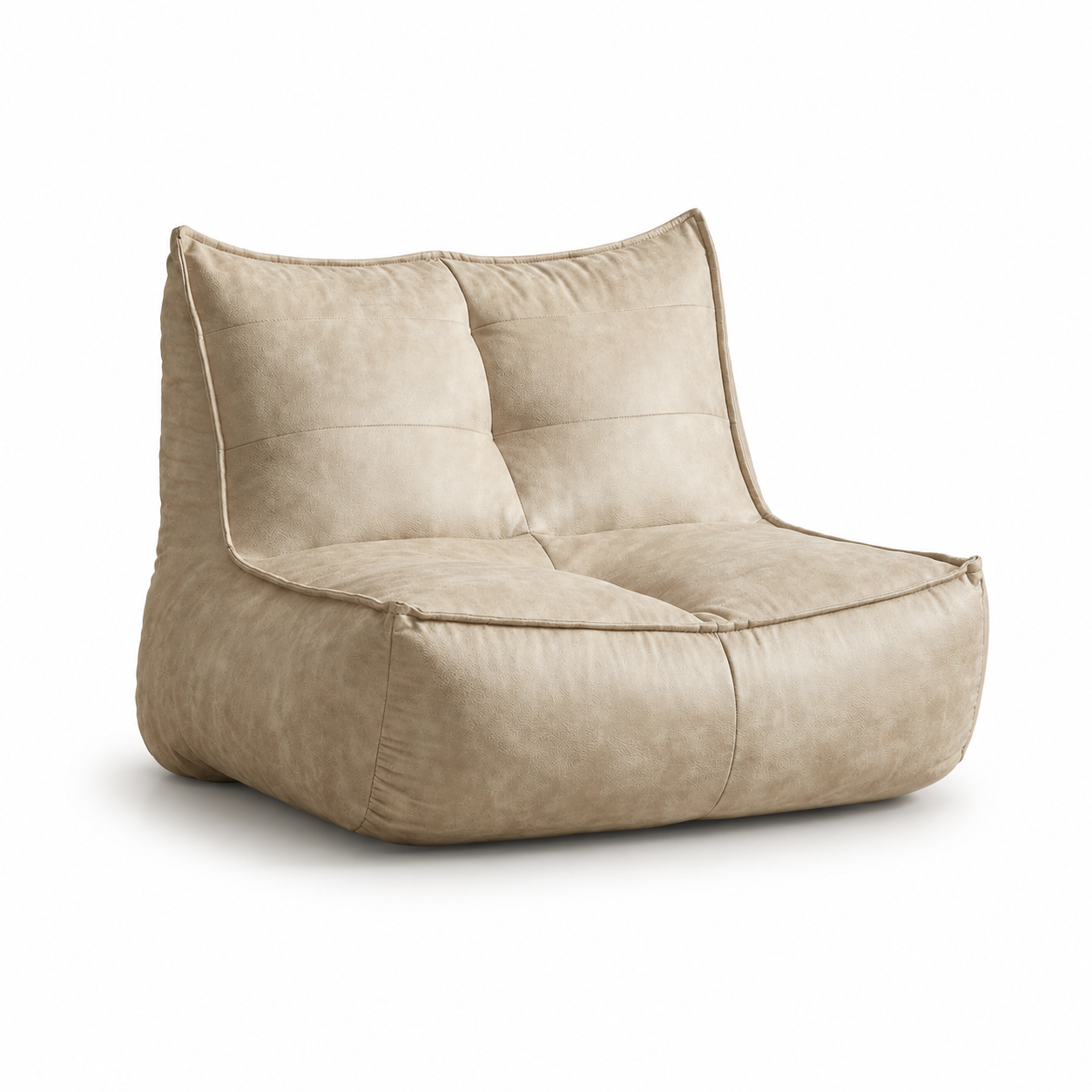 Fauteuil pouf vintage