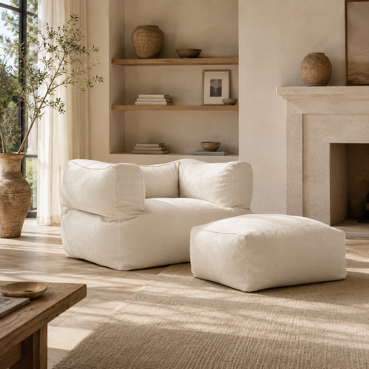 Pouf extérieur pour piscine