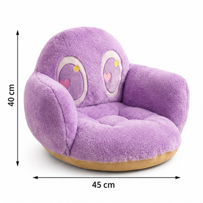 Pouf violet pour enfant