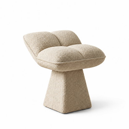 Pouf tabouret bouclette