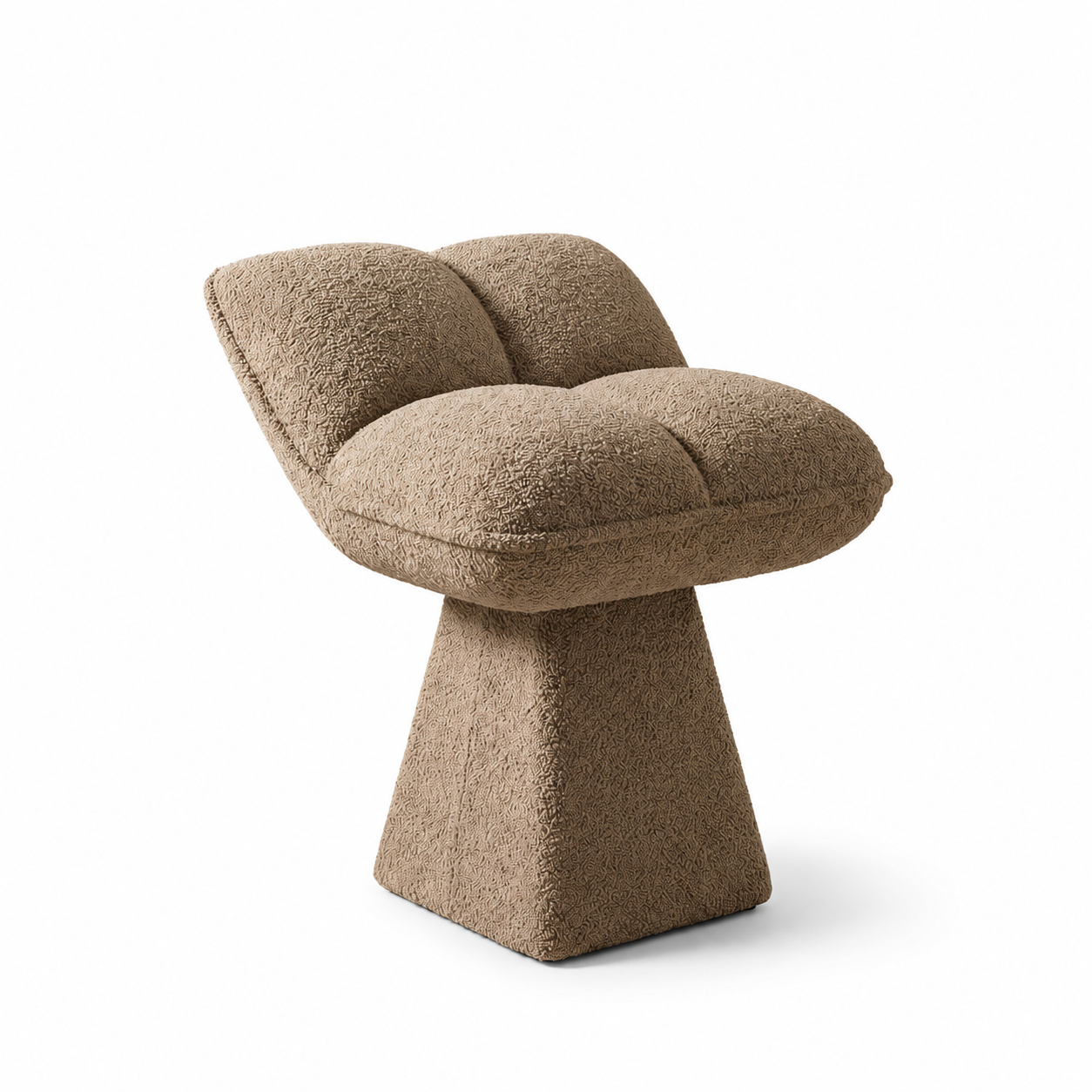 Pouf tabouret bouclette