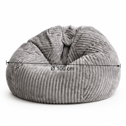 Pouf poire confortable