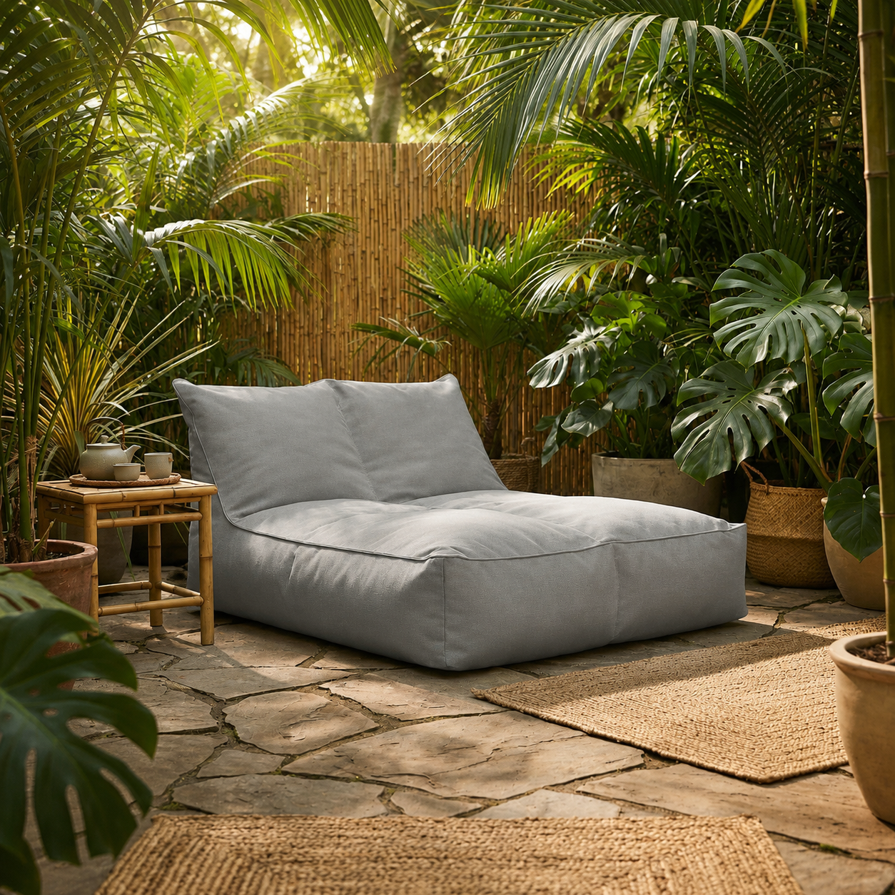 Pouf extérieur géant