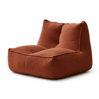 Fauteuil pouf coton