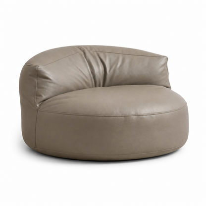 Pouf fauteuil salon similicuir