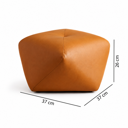 Pouf tabouret cuir