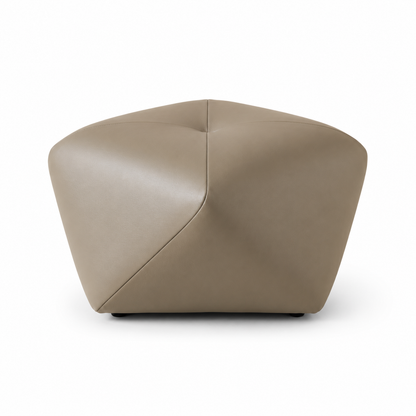 Pouf tabouret cuir