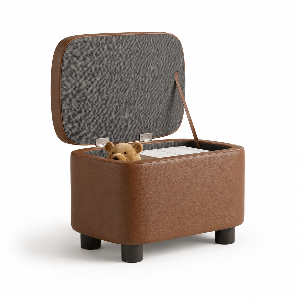 Coffre rangement pouf