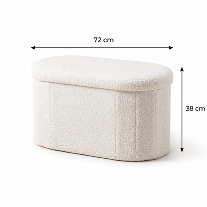 Coffre pouf de rangement
