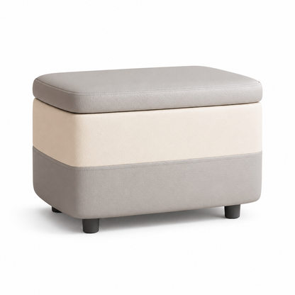 Coffre de rangement pouf