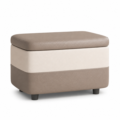 Coffre de rangement pouf