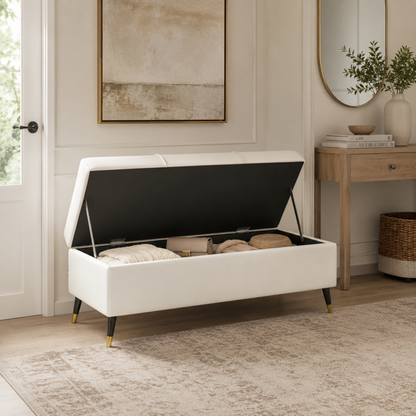 Pouf avec rangement