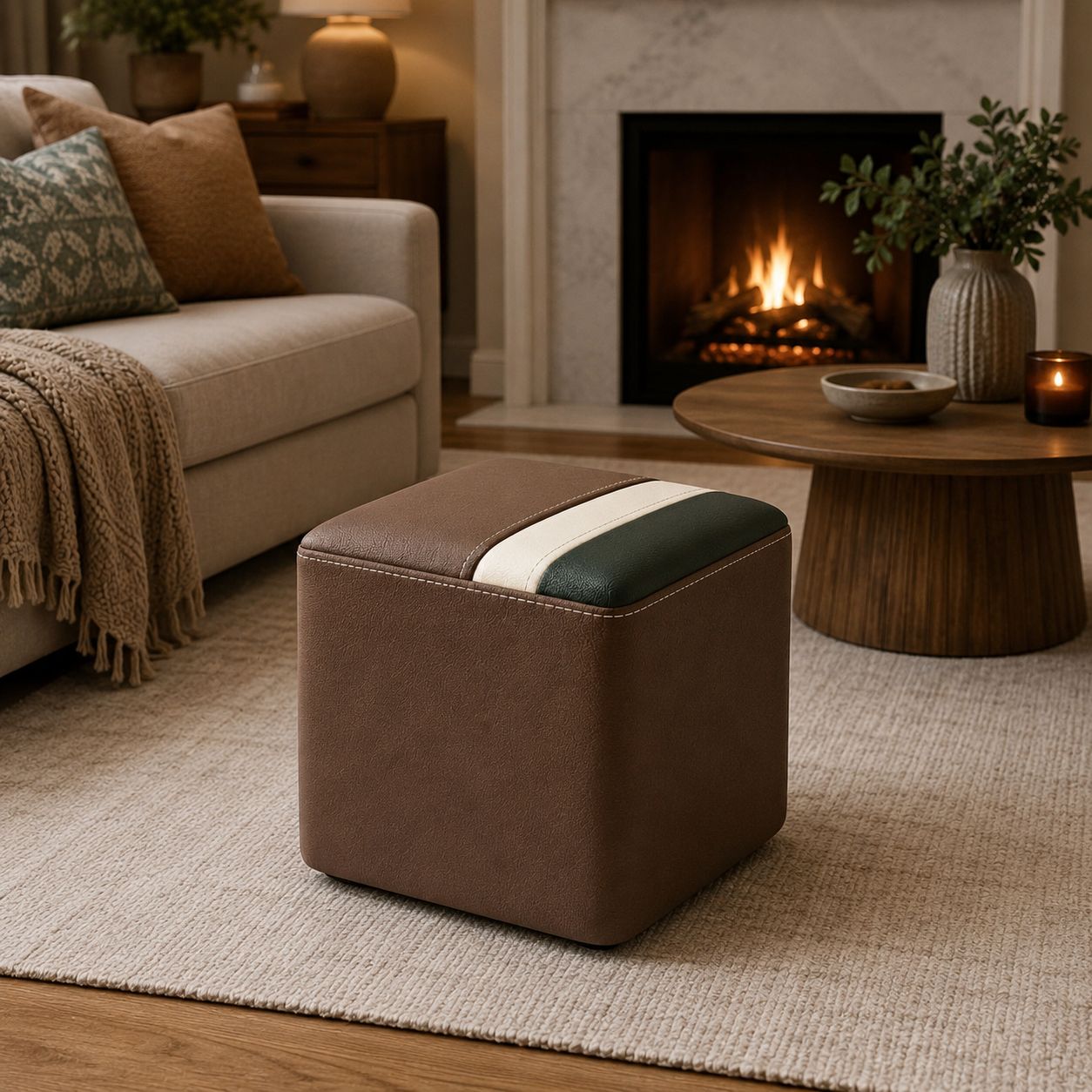 Pouf tabouret design