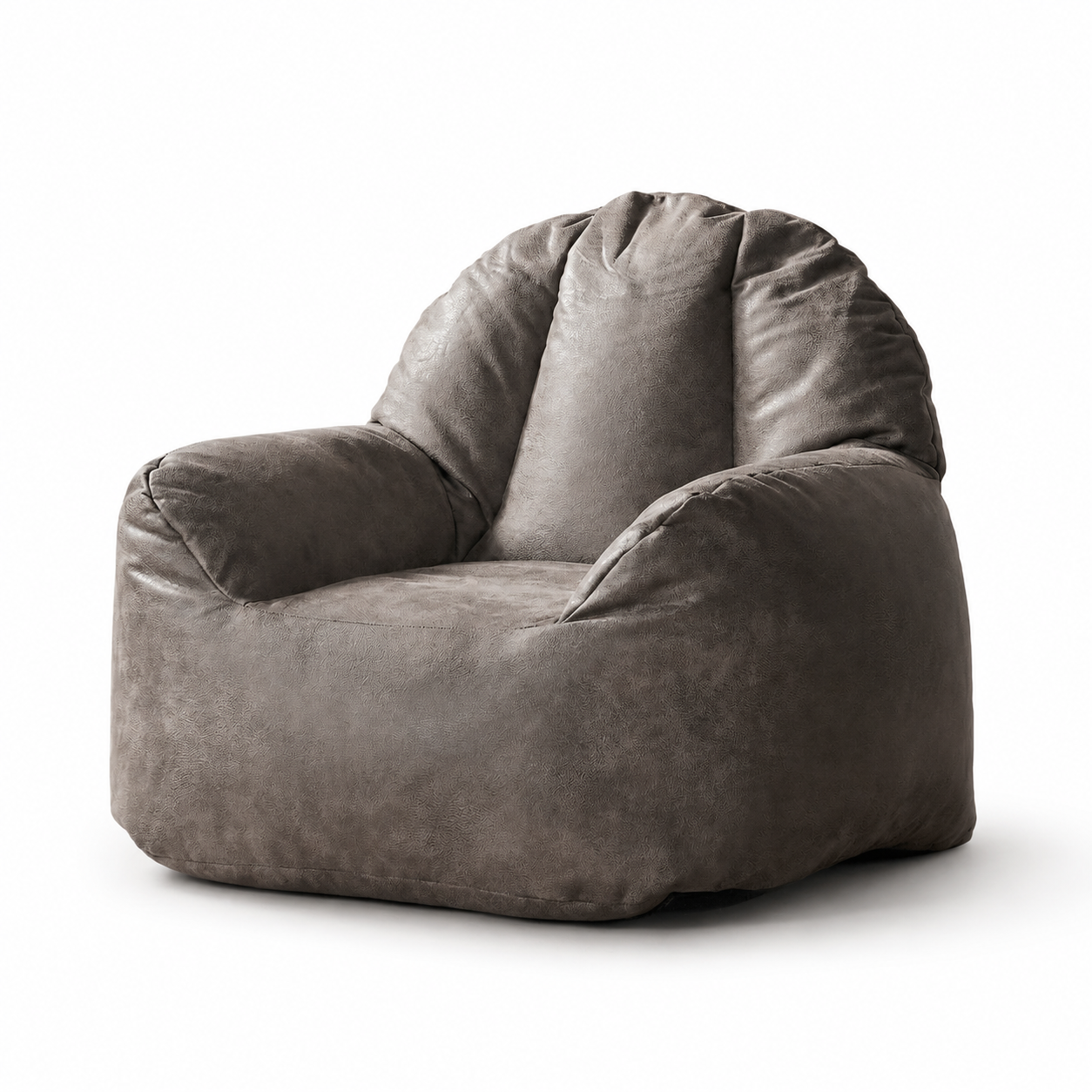 Pouf en cuir premium
