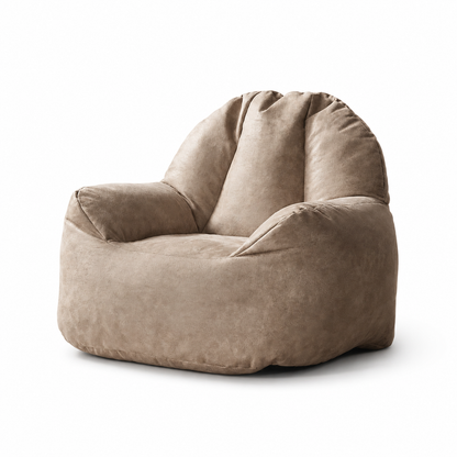 Pouf en cuir premium