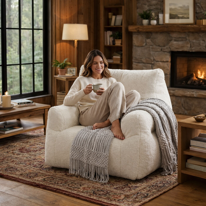 Pouf fauteuil salon