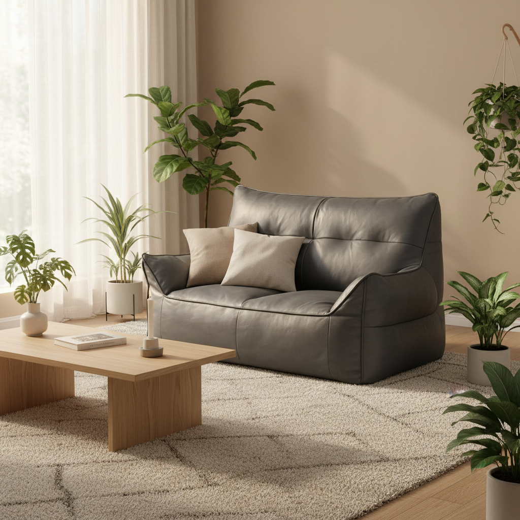 Canapé pouf 2 places